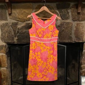 NWT Lilly Pulitzer Del Mar Dress Ric Rac Size 6